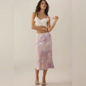 Brand New by Anthropologie The Tilda Midi Slip Skirt